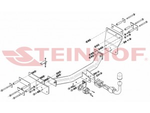 ТСУ Фаркоп Steinhof шар BMA съёмный для Chrysler Sebring № C-214