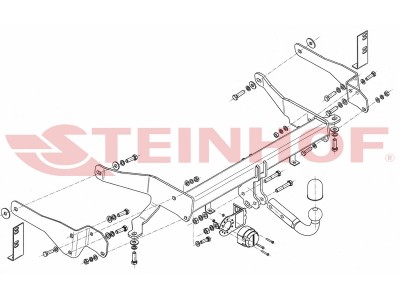 Фаркоп Steinhof шар A для Chevrolet Captiva 2013-2016