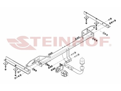 Фаркоп Steinhof шар A для Chevrolet Orlando 2011-2015
