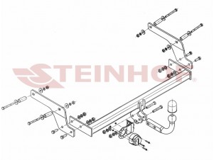 ТСУ Фаркоп Steinhof шар A для Renault Sandero № D-082