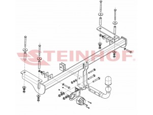 ТСУ Фаркоп Steinhof шар A для Honda HR-V № H-065