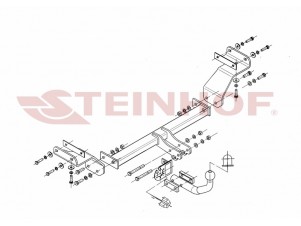 ТСУ Фаркоп Steinhof шар A на универсал для Kia Ceed № K-003