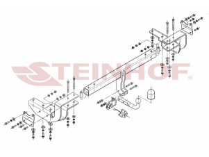 ТСУ Фаркоп Steinhof шар A для Lexus RX350/450h (без пневмоподвески) № L-163