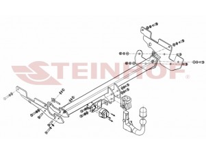 ТСУ Фаркоп Steinhof шар BMC съёмный для Mazda CX-5 № M-033