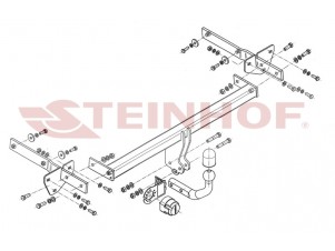 ТСУ Фаркоп Steinhof шар A для Mercedes A-class W169/B-class W245 № M-098