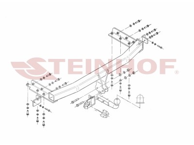 Фаркоп Steinhof шар A для Nissan X-Trail T30 2001-2007