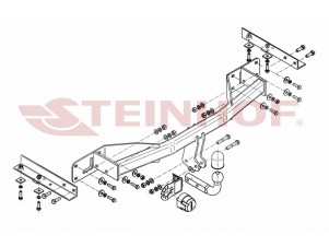ТСУ Фаркоп Steinhof шар A для Opel Meriva B № O-176