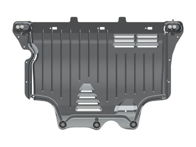 Защита картера двигателя, КПП (3 мм, алюминий) для Volkswagen Tiguan 2016-н.в. (V = 1.4; 2.0 MT/AT; 2.0TD AT 4WD)
