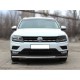 Защита переднего бампера радиусная одинарная d-53(кроме Off Road) для Volkswagen Tiguan 2016 – н.в.