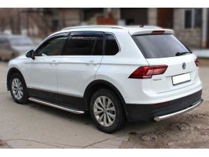 Пороги с листом d-53 для Volkswagen Tiguan 2016 – н.в. VWTIG16_2