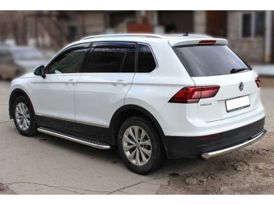 Пороги с листом d-53 для Volkswagen Tiguan 2016 – н.в.