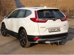 Защита задняя уголки 42 мм для Honda CR-V № HONCRV17-27