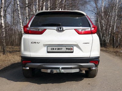 Фаркоп ТСС с надписью Honda, шар F для Honda CR-V 2017-2021