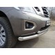 Защита передняя двойная 76-60 мм ТСС для Nissan Patrol 2014-2021