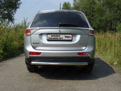Рамка номерного знака Mitsubishi Outlander (комплект) ТСС для Любые