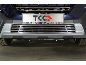 Решетка радиатора 12 мм для Subaru Outback VI Рестайлинг 2022 – н.в. SUBOUT21-11