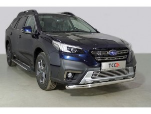 Защита передняя нижняя 60,3 мм для Subaru Outback VI Рестайлинг 2022 – н.в. SUBOUT21-13