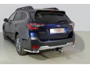 Защита задняя (уголки) 60,3 мм для Subaru Outback VI Рестайлинг 2022 – н.в. SUBOUT21-29