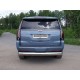 Защита заднего бампера овальная 120х60 мм ТСС для Cadillac Escalade 2015-2021