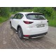 Защита заднего бампера 60 мм ТСС для Mazda CX-5 2018-2021