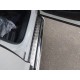 Пороги с площадкой алюминиевый лист 75х42 мм ТСС для Mazda CX-5 2018-2021