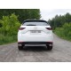 Защита заднего бампера 60 мм ТСС для Mazda CX-5 2018-2021