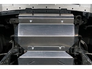 Защита радиатора ТСС (алюминий) 4мм для Tank 500 V6 4WD 2021-н.в/Haval H9 2.0 (бензин) 2024-н.в. №ZKTCC00622