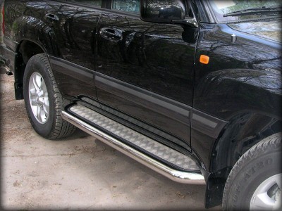 Пороги  лист d-76 для Lexus LX-470 2002-2008