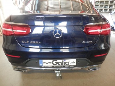 Фаркоп оцинкованный Galia для Mercedes GLC-Class x253 2015-2022, Mercedes GLC-Class Coupe C253 2016-2022 быстросъемное крепление шара