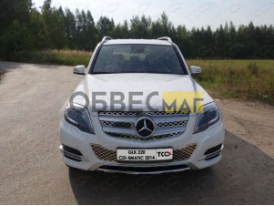 Рамка номерного знака Mercedes-Benz GLK 220 CDI 4MATIC (комплект)