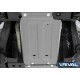 Защита КПП + комплект крепежа, Rival, Алюминий для Great Wall poer, V-2.0, АКПП, полный, 2021-н.в.