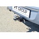 Фаркоп для Chevrolet Cobalt 2011-2015, Cobalt 2019-2022, Ravon R4 2016-2020 съемное крепление шара под американский квадрат