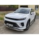 Защита переднего бампера радиусная двойная d-60+43 с доп.накладками для Exeed LX 1.5L Turbo 2WD 2022 – н.в. 