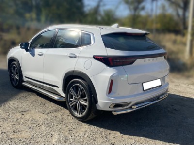 Пороги лист d-60 Технотек для Exeed LX 1.5L Turbo 2WD 2022 – н.в. 