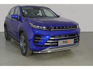 Защита передняя нижняя 42,4 мм для Exeed LX 1.5L Turbo 2WD 2022 – н.в.  EXEEDLX22-06