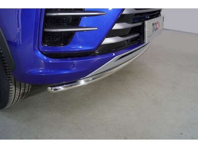 Защита передняя нижняя 42,4 мм ТСС для Exeed LX 1.5L Turbo 2WD 2022 – н.в.