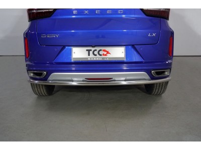 Защита задняя 42,4 мм ТСС для Exeed LX 1.5L Turbo 2WD 2022 – н.в.