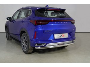 Защита задняя 60,3 мм для Exeed LX 1.5L Turbo 2WD 2022 – н.в. EXEEDLX22-25