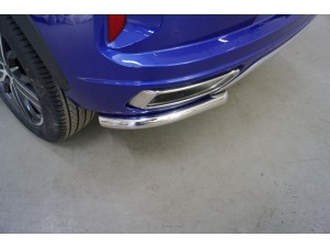 Защита задняя (уголки) 42,4 мм для Exeed LX 1.5L Turbo 2WD 2022 – н.в. EXEEDLX22-26