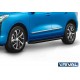 Порог-площадка "Premium-Black" A180ALB Rival + комплект крепежа  для Haval Jolion 2021-н.в.