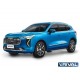 Порог-площадка "Silver" F180AL Rival + комплект крепежа для Haval Jolion 2021-н.в.