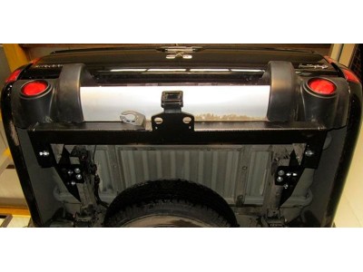 Фаркоп Бизон, тип шара Е, с хромированной накладкой для Mitsubishi L200 2006-2015