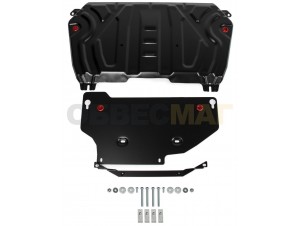 Защита картера и КПП Автоброня, сталь 2 мм для Toyota RAV4 № 111.09534.1