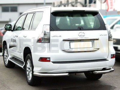 Защита задняя уголки 76 мм для Lexus GX460 2014-2019
