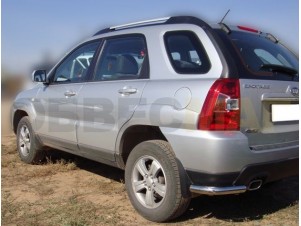 Защита задняя уголки 60 мм для Kia Sorento № KST 4