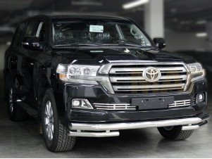Защита передняя двойная 76-60 мм для Toyota Land Cruiser 200 № LCN2015_3.1.1