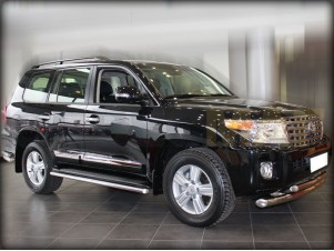 Защита штатного порога 53 мм для Toyota Land Cruiser 200 № LCN 7