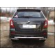 Защита заднего бампера с уголками 53-53 мм для Lifan X-60 2011-2016