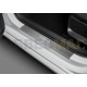 Накладки на пороги Rival, 4 шт для Volkswagen Polo 2020-2021