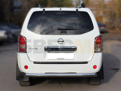 Защита заднего бампера 76 мм для Nissan Pathfinder 2010-2014